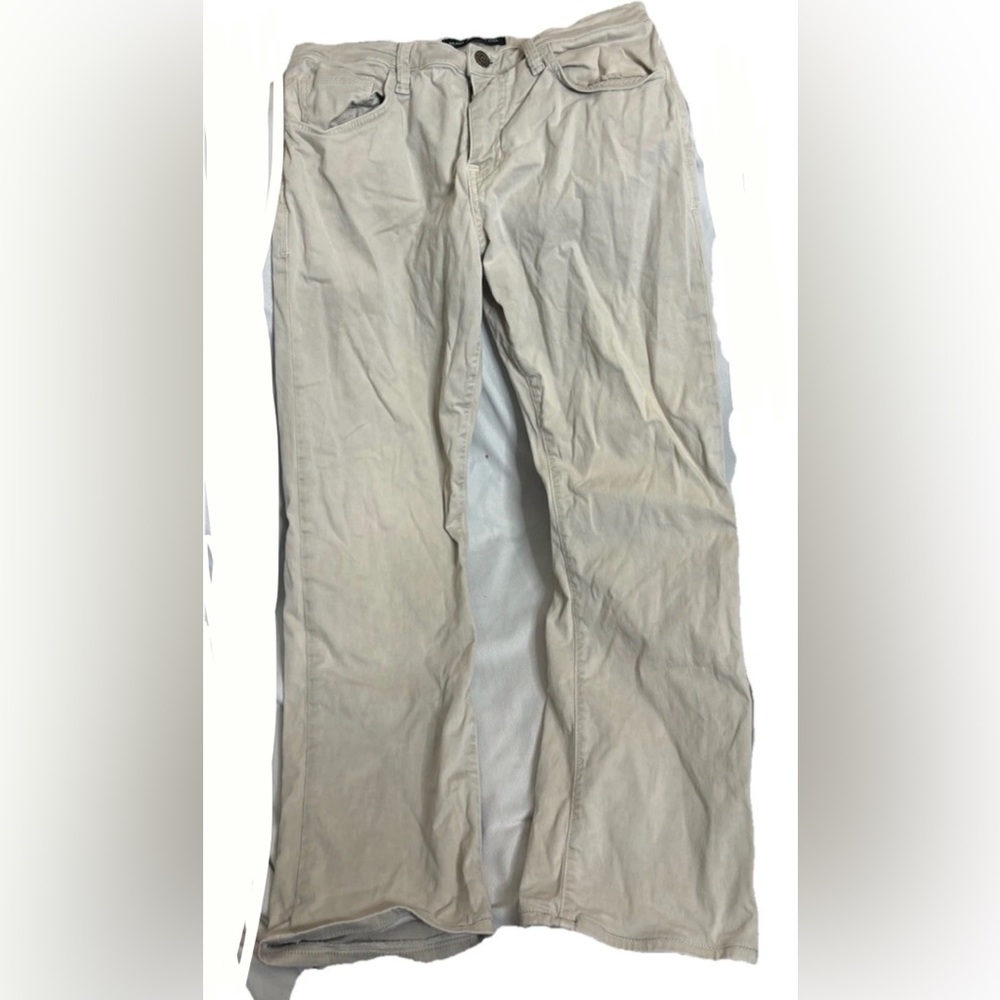 MAVI Matt Classic Mid-Rise Relaxed Straight-Leg Beige Khaki Men's 33x32